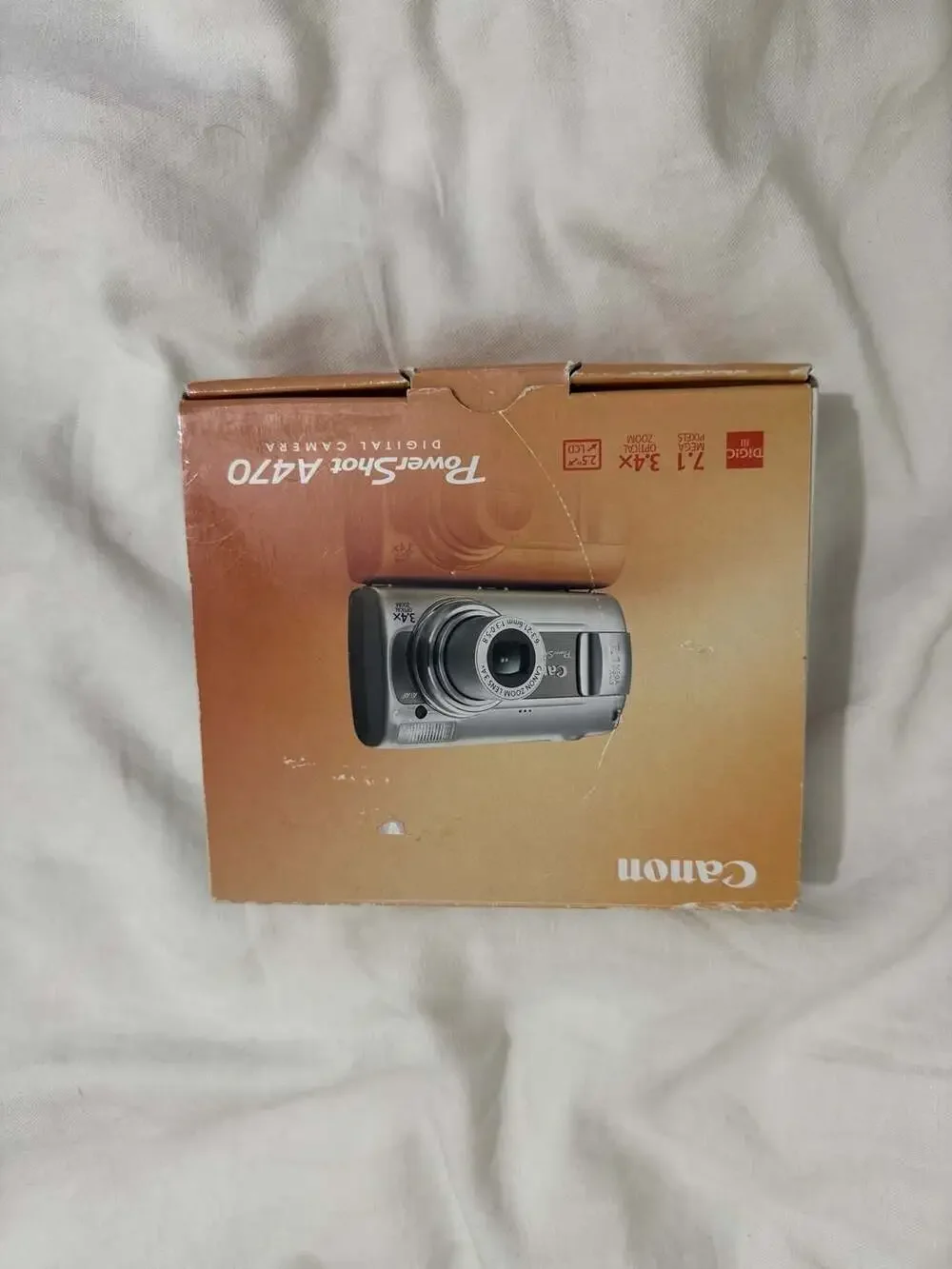 Canon PowerShot A470 7.1MP Digital Camera - Silver (Boxed)